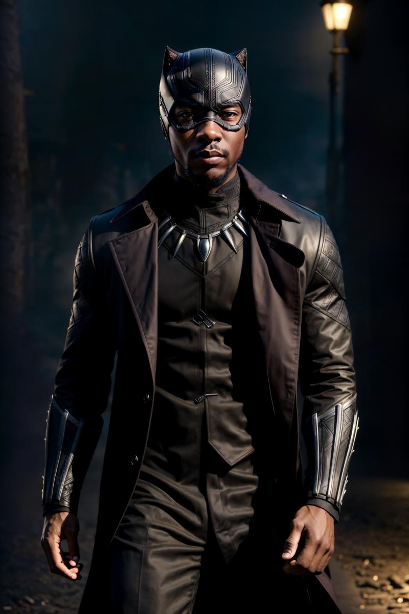 01195-312683440-(Black Panther_1),(detailed Peaky Blinders outfit_0.9), (best earth tone outfit), wearing a (trench coat_1.1), full body, (black.png